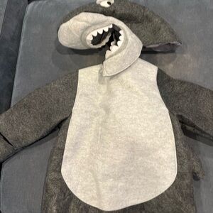 Pottery barn kids Gray Shark Costume
